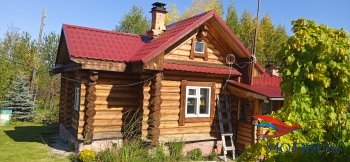 Бревенчатый дом в СНТ Ветеран в Кашире - kashira.yutvil.ru - фото 1
